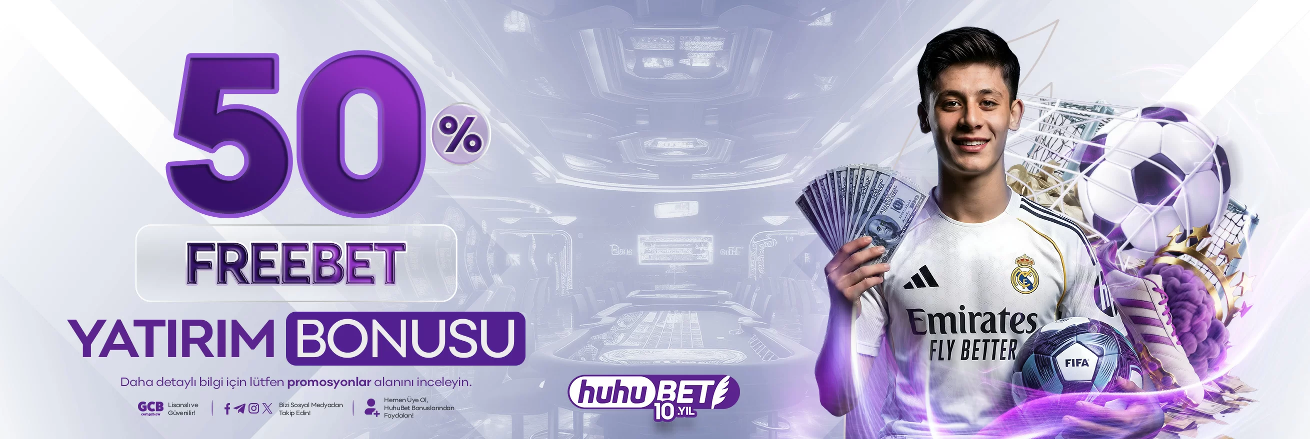 Huhubet free bet bonusu