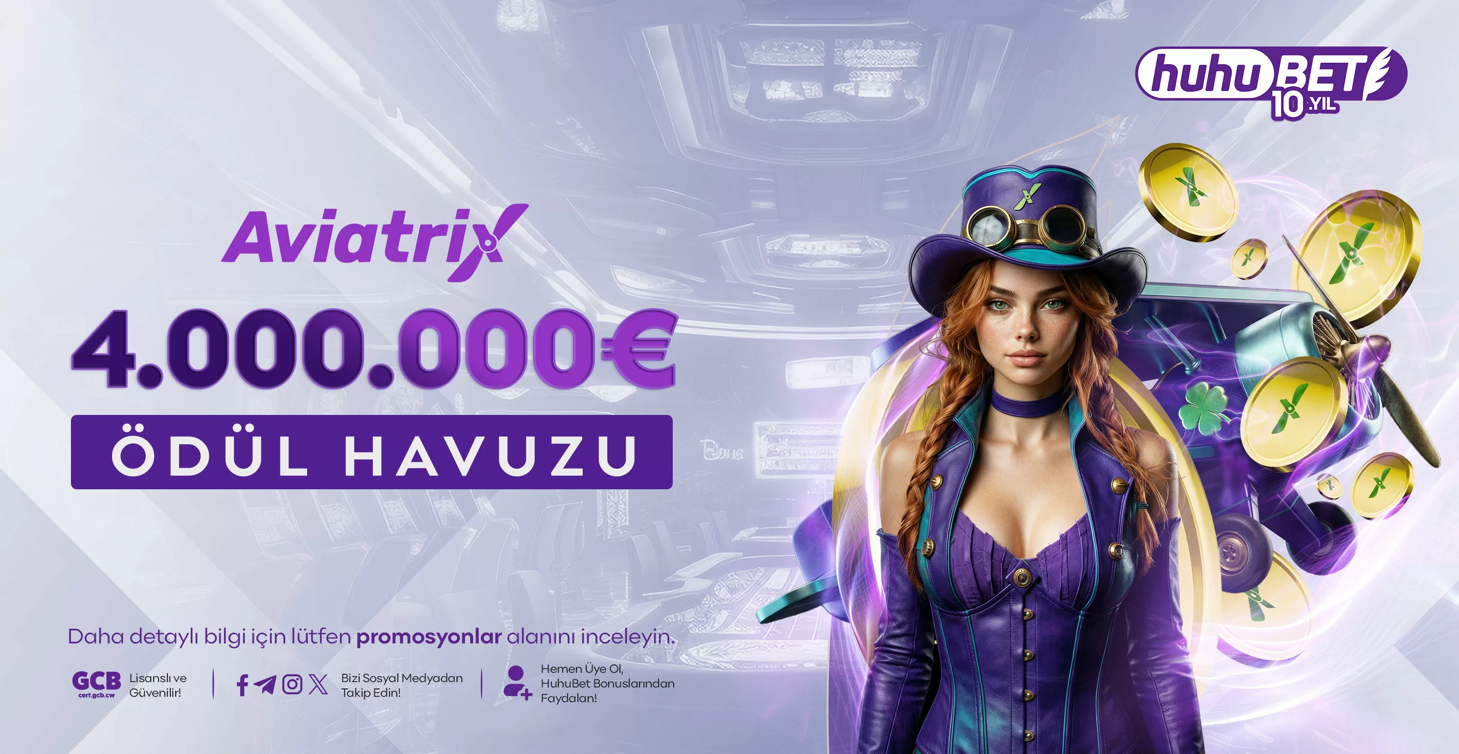 Aviatrix Uçuşa Geç Bu Gece Kazan turnuvası