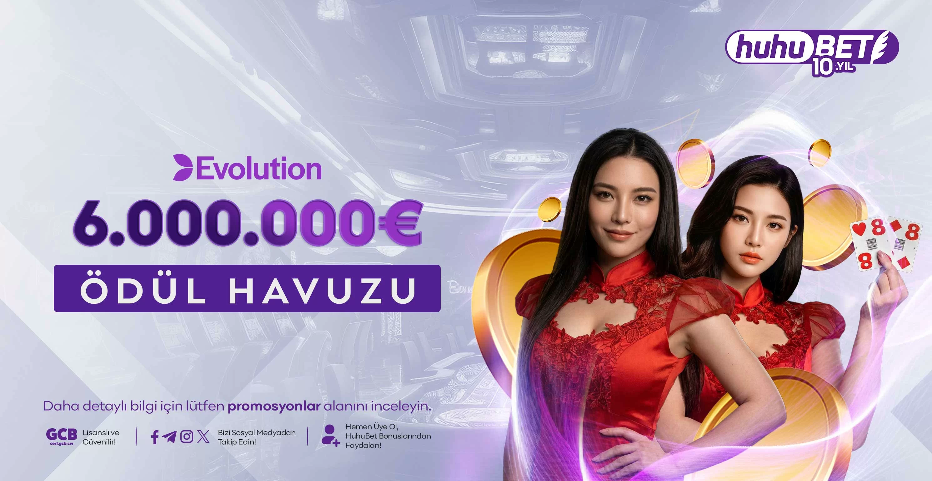 Bet & Win Evolution Baccarat kampanyası